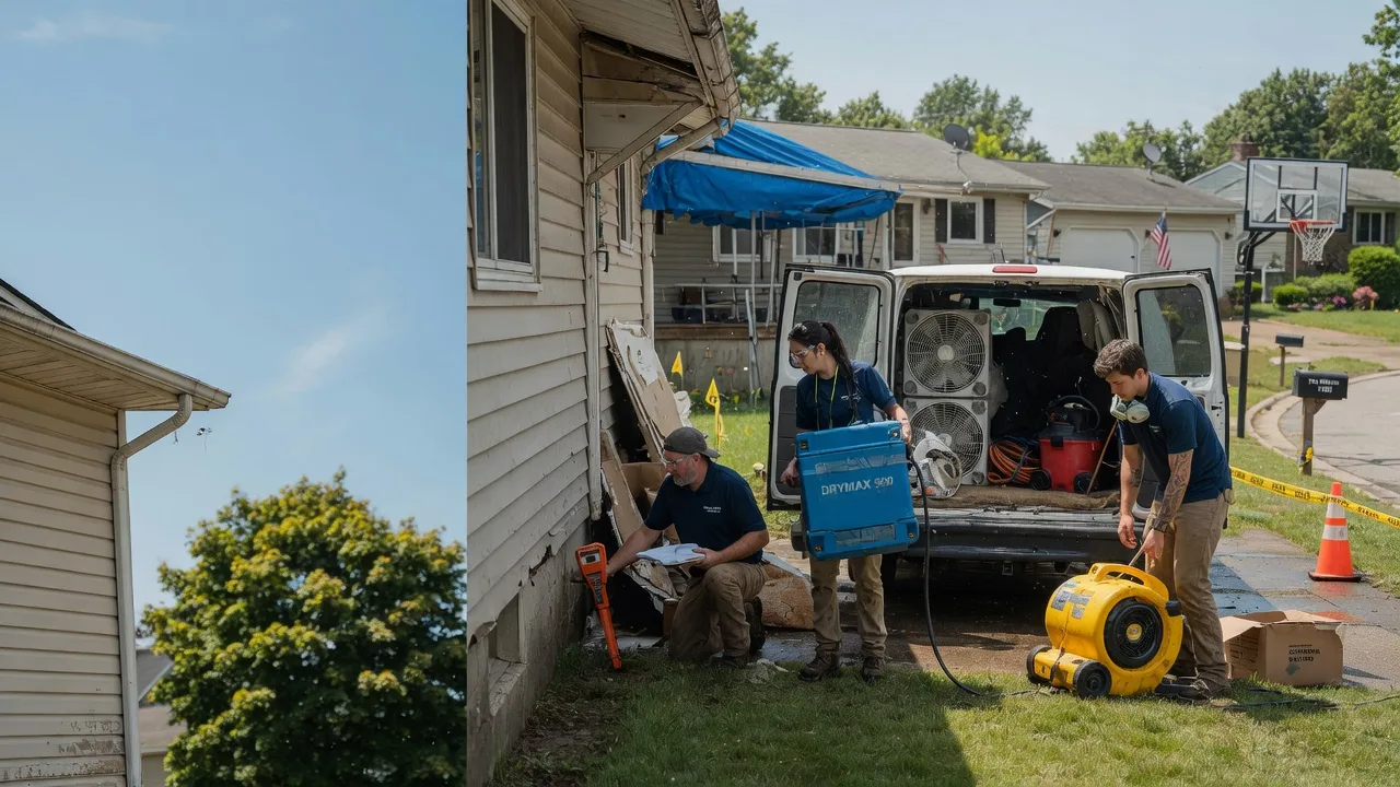 Ceiling Leak Cleanup in Greencastle, PA near me